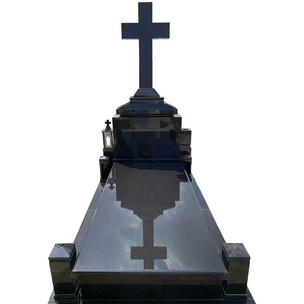 Projet premium de caveau en granit