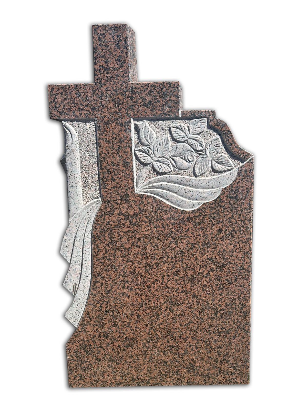 Monument cu inscripții și accesorii funerare